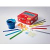 34455 akvarelove pastelky faber castell jumbo grip darkove baleni plechovy kufrik