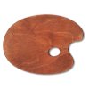 35028 malirska paleta ovalna 355x435 mm voskovana