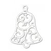 35859 papirove vyrezy zvonek filigranovy 8 cm 12 ks