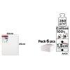 Hobby bavlněné malířské plátno 20 x 25 cm, pack 6 ks