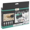 AR0972GE_Kaligrafická sada na lettering – 5 per, 5 hrotů, 20 bombiček