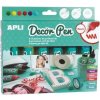 Sada perleťových popisovačů 3D APLI Decor Pen - 6x25 ml