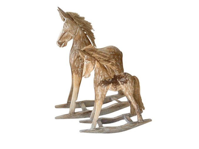 Dřevěný houpací kůň