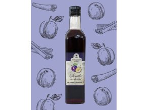 KARÁSKŮV SIRUP ŠVESTKOVÝ SE SKOŘICÍ (500 ml) /J