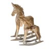 Dřevěný houpací kůň