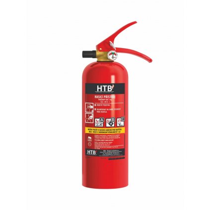 Hasící přístroj práškový HTB, P2F,MP,13A 89B C, včetně revizní zprávy