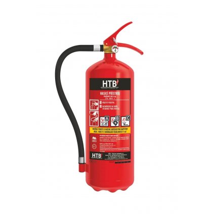 Hasící přístroj práškový HTB, P6F,S, 27A 183B C, včetně revizní zprávy
