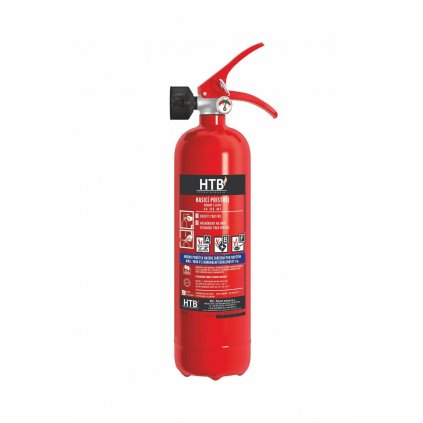 Pěnový hasicí přístroj HTB PE2ABF/MP - 2 L, třída A, B, C, účinnost 8A/55B/40F