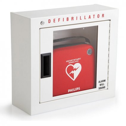 Nástěnná skříňka s alarmem pro AED defibrilátor PHILIPS HeartStart FRx