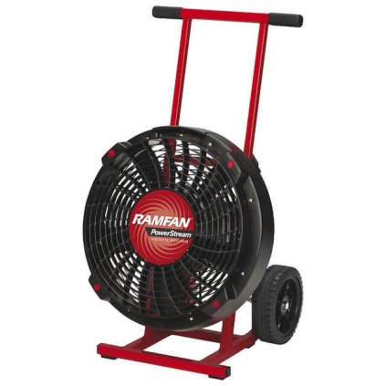 Přetlakový ventilátor Ramfan s certifikací ATEX EX520 a elektrickým pohonem