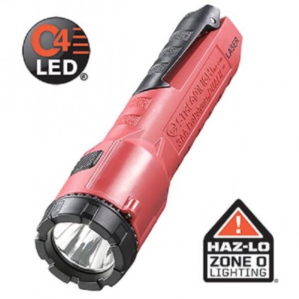 Svítilna STREAMLIGHT DUALIE 3AA LASER HAZ - LO, ATEXEM, 4xAA - červená (na přilbu)