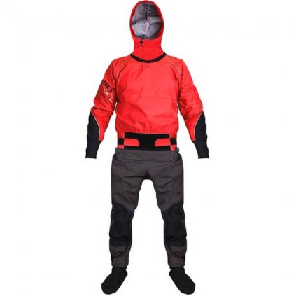 Suchý oblek do vody Hiko ODIN 4O2 Hood - profesionální záchranářský oblek s kapucí