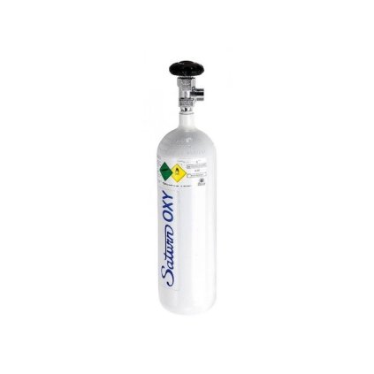 Tlaková láhev Meva, O2, 2 l 20 MPa, včetně ventilů