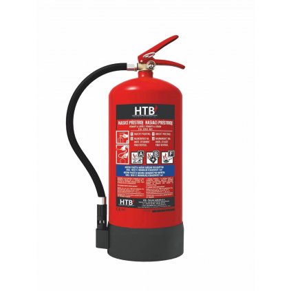 Pěnový hasicí přístroj HTB PE6 AB/MP - 6 L, třída A a B, účinnost 21A/183B