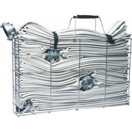 Koš na hadice B75 drátěný/nerez