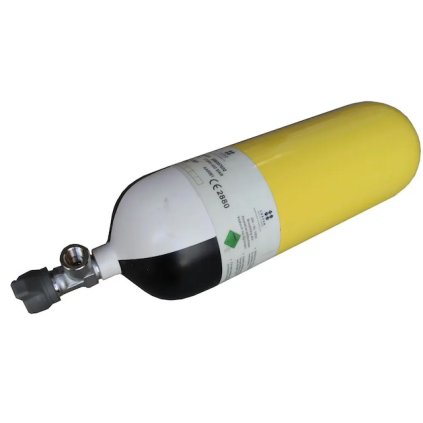 Tlaková kompozitní lahev Luxfer, L87B, kapacita 9 L /300 bar, ventil VTI EFV