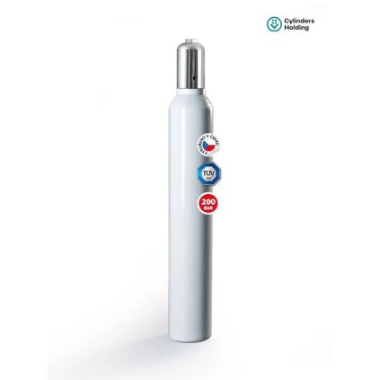 Zdravotnická medicinální tlaková ocelová láhev CYLINDERS 10 L/200 bar pro kyslík