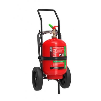 Základní specifikace speciálního hasicího přístroje HTB VER-DIS - 20 L, pro lithiové baterie, pojízdný