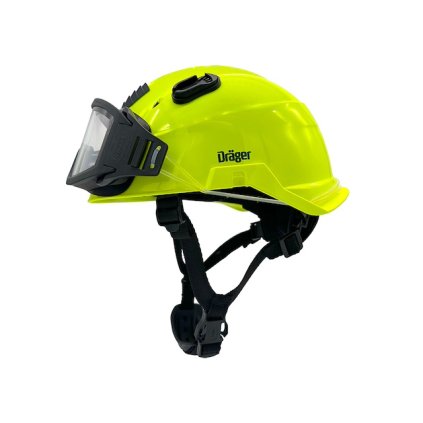 Hasičská zásahová přilba Dräger HPS 3500 - pro technické zásahy a záchranu, fluorescenční