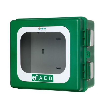 Skříňka pro AED defibrilátor Arky venkovní s vytápěním