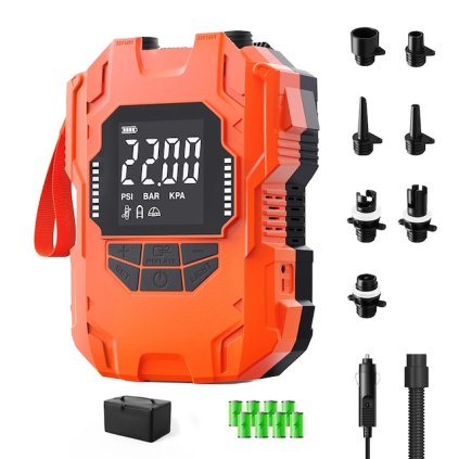 Elektrická pumpa s baterií s maximálním tlakem 22 PSI