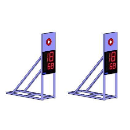 Externí display sklopného terče - SET