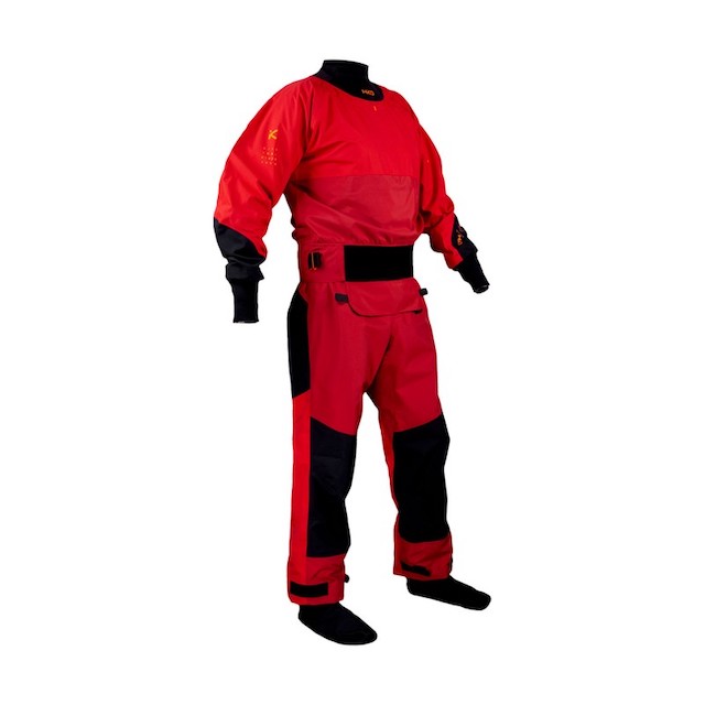 Suchý oblek HIKO ODIN Air4 Barva - suchý oblek do vody: Červená, Velikost - suchý oblek do vody: XL