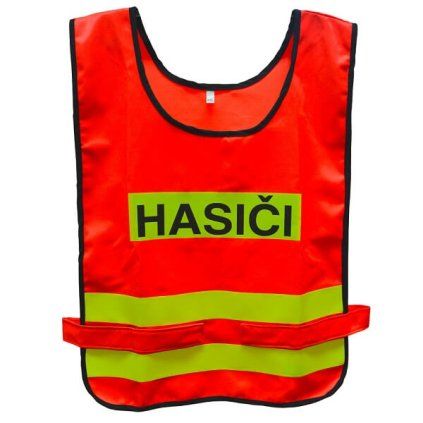 Reflexní vesta s nápisem HASIČI