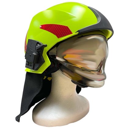 Zásahová hasičská přilba Intechplast VULKAN TNOT - fluorescenční