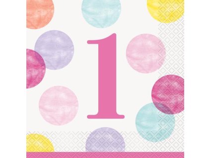 Ubrousky 1. narozeniny GIRL