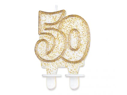 Svíčka narozeninová na dort 50
