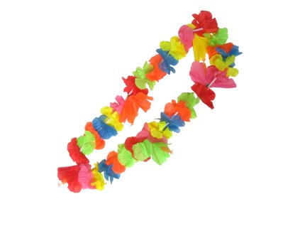 Havajský věnec barevný