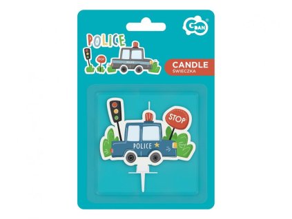 Svíčka dortová POLICIE