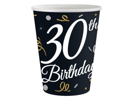 Kelímky černé 30