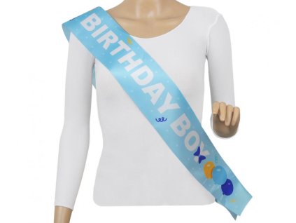 Šerpa BIRTHDAY BOY modrá