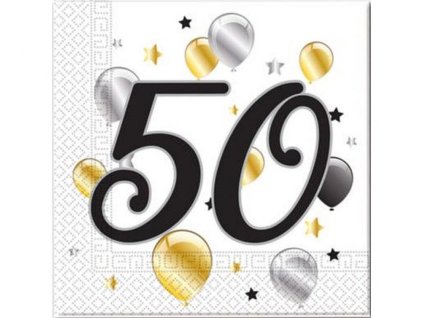 Ubrousky papírové Balloons 50