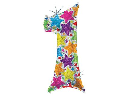 betallic 40 inch number 1 holographic designer megaloon foil balloon 85841p b p 30036785070143 1024x1024