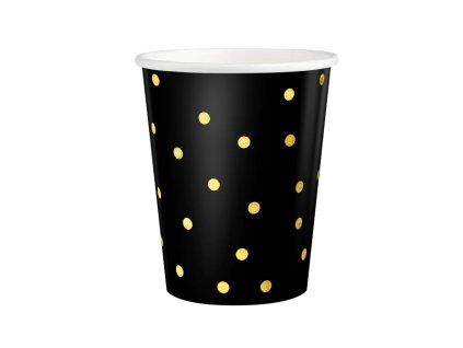 BLACK MUG GOLD DOTS 720x