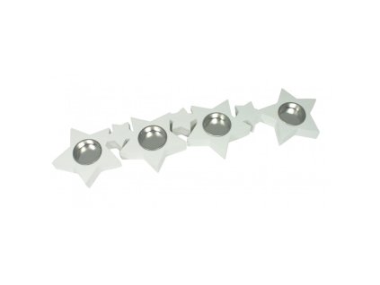 svicen adventni dreveny hvezdy