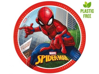 Talíře velké papírové SPIDERMAN Crime Frighter 8ks