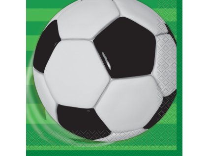 Ubrousky papírové fotbalová párty