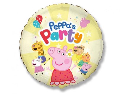 Balonek foliový PRASÁTKO PEPPA party