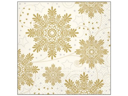 Ubrousky ZLATÉ VLOČKY 20ks