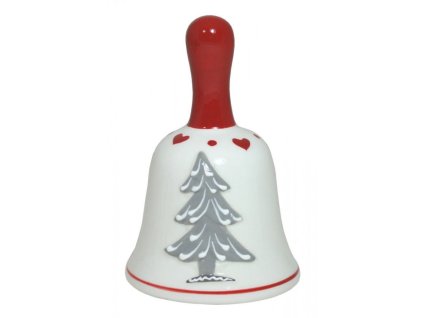 zvonek keramicky s drzatkem strom