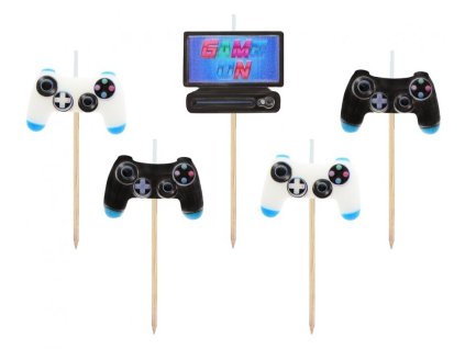 Svíčky dortové GAME 5ks