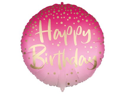 Balonek foliový HB růžový