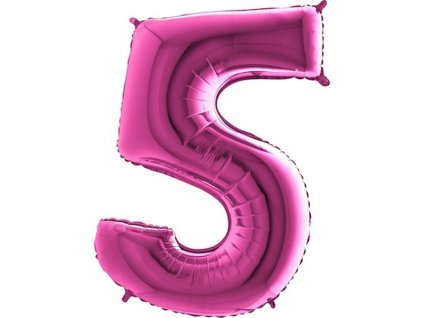Balon foliove cislo ruzove 5 71WPINK5