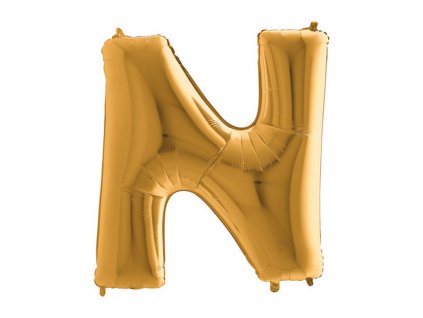 332G Letter N Gold