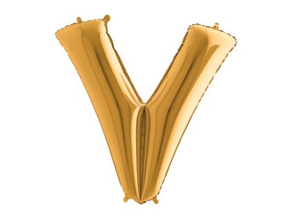 412G Letter V Gold