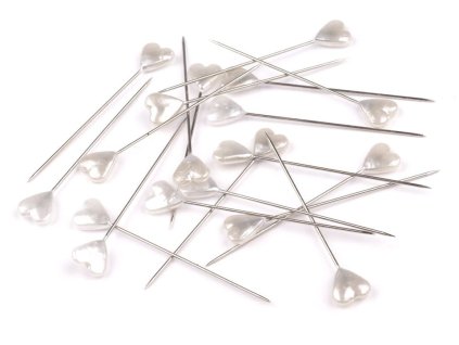 Špendlíky ozdobné srdce 10ks